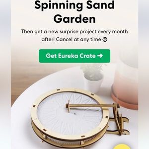 KiwiCo BUILD YOUR OWN, SPINNING SAND GARDEN